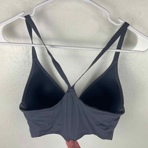 Victoria's Secret Gray Comfy Lined Plunge Bra Size 32 DD‎ - Picture 6 of 8